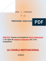 LENGUA y LITERATURA 7° AÑO LA CHARLA MOTIVACIONAL-1