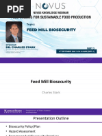 Novus Knowledge Webinar - Feed Milling For Sustainable Food Production - Feed Mill Biosecurity - Dr. Charles Stark PDF