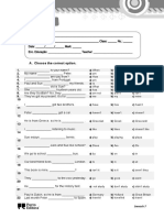 Diagnostic Test: A. Choose The Correct Option