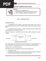 Chapter 5: Combinitational Circuits: Objectives