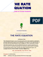 The Rate Equation Knockhardy