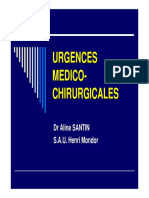 Urgences Medico Chirurgicales PDF