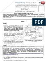 Examen CTMA Selectividad Complutense Madrid 2014 Enunciado