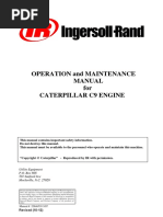 Operation and Maintenance Manual For Caterpillar C9 Engine