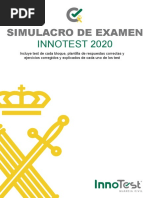 Examen Guardia Civil Inglés 2020 InnoTest