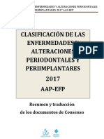 Clasificación Enfermedades Periodontales y Periimplantares AAP-EFP 2017 PDF