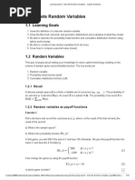 Learning Quiz 3 - Discrete Random Variables - Jupyter Notebook