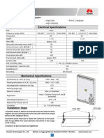 Electrical Specifications: MIMO Stadium Antenna