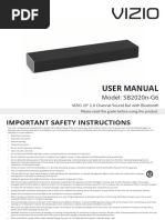 User Manual: Model: SB2020n-G6