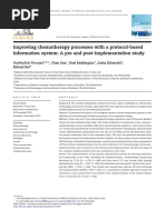 Improving Chemotherapy Processes With A Protocol-Based Information System: A Pre and Post-Implementation Study