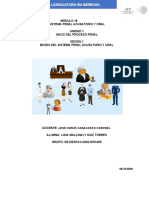 Módulo 18 Sistema Penal Acusatorio Y Oral Unidad 1 Inicio Del Proceso Penal Sesión 1 Bases Del Sistema Penal Acusatorio Y Oral