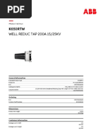 K650RTW: Well Reduc Tap 200A 15/25Kv