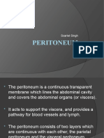 Peritoneum: Scarlet Singh