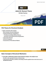 FEA Best Pract 19.0 M02 Element Theory