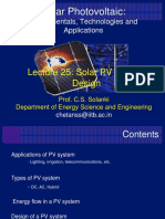 Solar Photovoltaic:: Fundamentals, Technologies and Applications