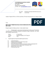 Surat Penentuan Kelayakan Kemasukan Prasekolah 2021