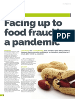 Facing Up To Food Fraud in A Pandemic: Covid-19 Crisis