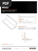 Angulos Estructurales Deacero Ficha Tecnica