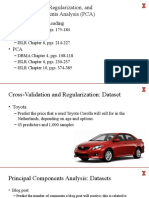 Cross-Validation, Regularization, and Principal Components Analysis (PCA)