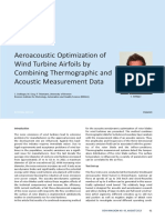 Aeroacoustic Optimization of Wind Turbine Airfoils by Combining Thermographic and Acoustic Measurement Data