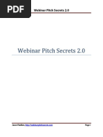 Webinar Pitch Secrets 2.0