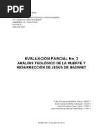 Análisis Teológico de La Muerte y Resurrección de Jesús de Nazaret