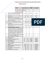 Schedule Rate Items Based On CSR (Sindh) 2012: S.No Description Bal/Qty Unit S/Rate 2012 Sch./Amount