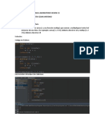 Programacion Avanzada Laboratorio Sesion 13