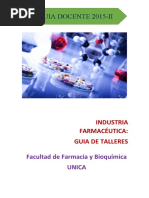 Guia Docente 2015 - Ii - Industria Farmaceutica - Talleres (Curso Regular)