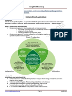 Insights Mindmap: Climate Smart Agriculture