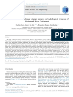 Assessment of Future Climate Change Impacts On Hydrological Behavior of Richmond River Catchment