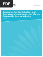 Ruk13 H - Guidelines For The Selection and Operations of Jack Ups in The Marine Renewable Energy Industry PDF