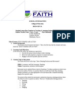 Group2 Lesson Plan Grade 2 Basic Positions and Movements