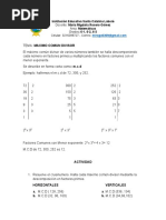 Taller Matematicas M.C.D