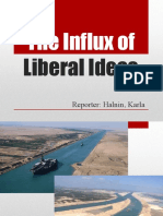 The Influx of Liberal Ideas