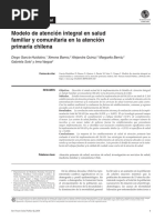 Modelo de Atencion Integral en Salud Familiar y Comunitaria en La Atencion Primaria Chilena