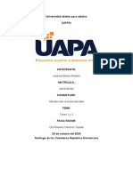 TAREA 1 y 2 Introducción A La Psicoterapia