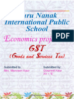 Guru Nanak International Public School: Conomics Project On