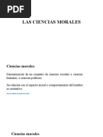 Las Ciencias Morales