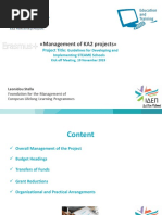 Management of KA2 Projects2019-2021