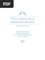 Ética y Moral en La Formación Docente