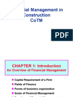 Financial Management in Construction Cotm