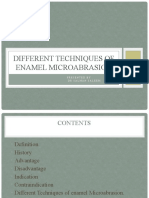 Different Techniques of Enamel Microabrasion