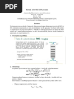 Tarea 2. Absorción de SO2 en Agua