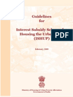 Guidelines For Interest Subsidy Scheme For Housing The Urban Poor (Ishup)