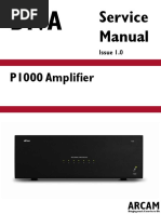 P1000 Amplifier: Service Manual