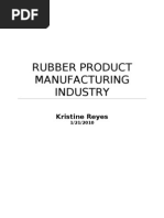 Rubber Product Manufacturing Industry