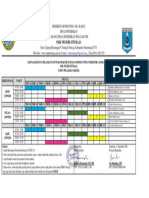 Jadwal Kelas X (Tatap Muka)