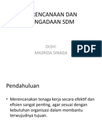 Perencanaan Dan Pengadaan SDM