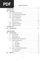 Table of Content